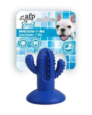 Animal Addiction Limited Dog Toy All For Paws Dental Chews--Cactus Small Rubber Blue (6.4 x 8.4 x 6.5 cm) All For Paws Dental Chews--Cactus Small Rubber Blue (6.4 x 8.4 x 6.5 cm)