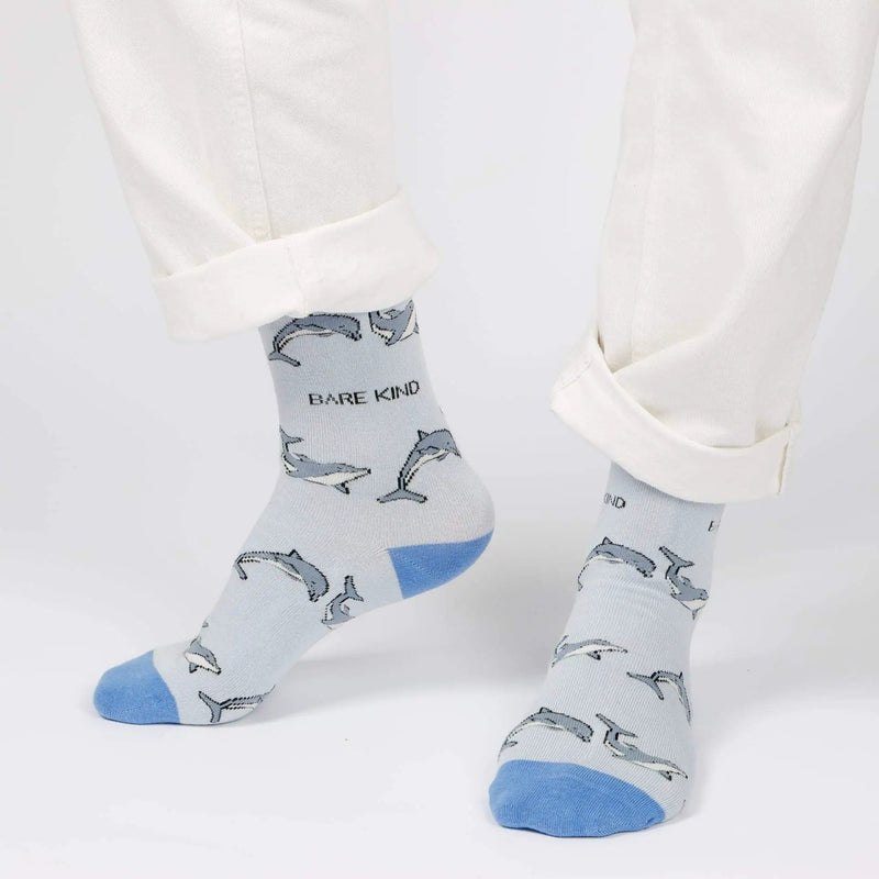 Save the Dolphin Bamboo Socks by Barekind NZ