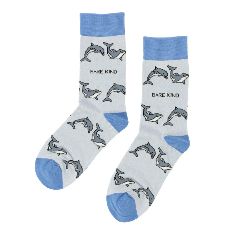 Barekind NZ Socks Save the Dolphin Bamboo Socks Save the Dolphin Bamboo Socks