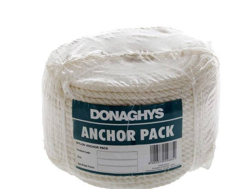 12mm x 50metre Ankapak Nylon Anchor Pack 3000kg - Donaghys nylon anchor pack with sturdy design.