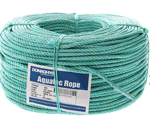 32mm x 250metre Aquatec Mono Rope White - durable marine fishing rope by Donaghys.