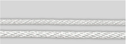 Donaghys Sash Cord 150m Reel featuring white solid braid and spiral braid for versatile applications.