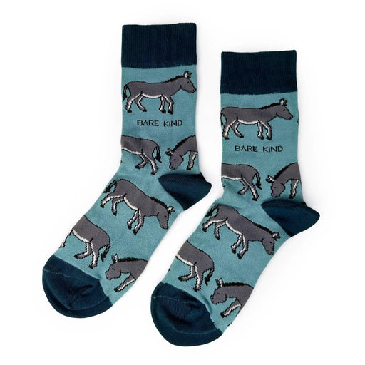Save the Donkeys Bamboo Socks by Barekind NZ