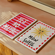 Yes No Maybe by Blank Wall Print Shop