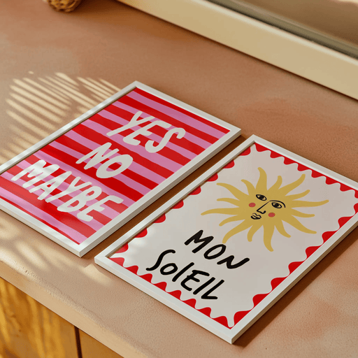 Mon Soleil by Blank Wall Print Shop