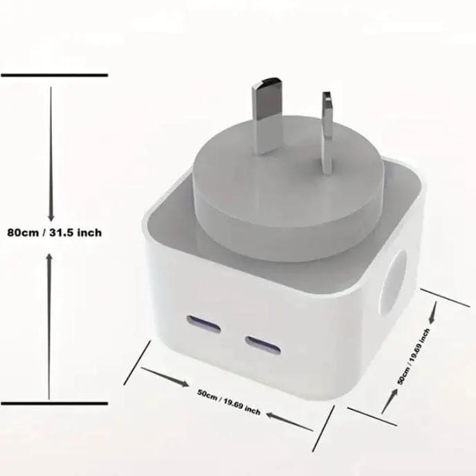 Double Type C Power Adapter Wall Plug for (NZ / AUS) by 9eight5