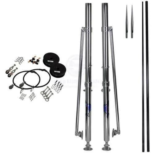 Kilwell Sports Ltd Outrigger Parts Reelax Outrigger Base Midi 1250mm Kilwell Premium 316 Stainless Heavy Tackle Offshore Anglers Reelax Outrigger Base Midi 1250mm Kilwell Sports