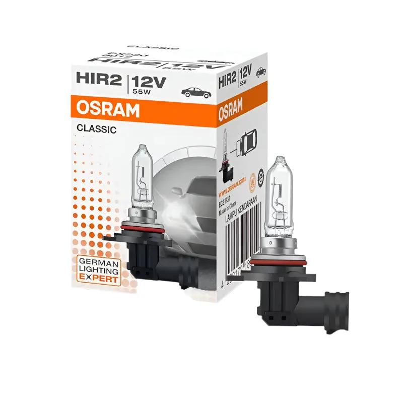 OSRAM 9012 HIR2 12V 55W PX22d CLASSIC Halogen Headlight Original Car Bulb 3200K Light Auto Lamp Standard Hi/lo Beam ECE (1pc) by JBH AUTO PARTS