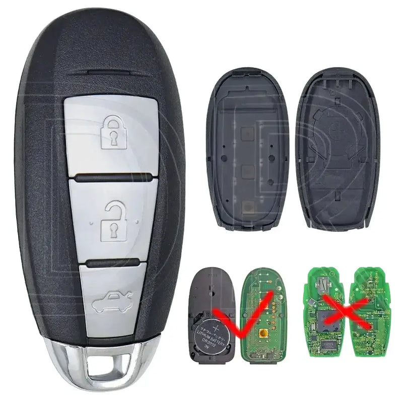 Habicare 315/433MHz ID46/ID47 Proximity Remote Key for Suzuki Swift, SX4, Vitara, S-Cross, Kizashi & Ciaz 315/433MHz ID46/ID47 Proximity Remote Key for Suzuki Swift, SX4, Vitara, S-Cross, Kizashi & Ciaz