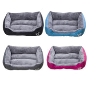 Calming Dog Bed Warming Washable Oxford with Soft Cotton and Coral Fleece by dealonline.co.nz