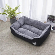 Calming Dog Bed Warming Washable Oxford with Soft Cotton and Coral Fleece by dealonline.co.nz
