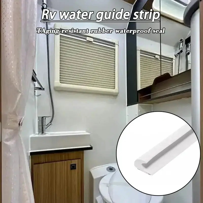 Drip-Stop Mini Gutter – Caravan & RV Rain Guard Strip (different sizes available) by Habicare
