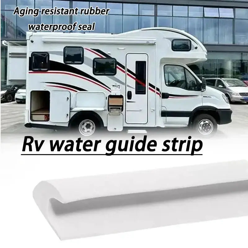 Drip-Stop Mini Gutter – Caravan & RV Rain Guard Strip (different sizes available) by Habicare