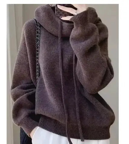 Women's Merino Wool High Neck Sweater Top by Mead's Supply & Equipment Outfitters limited