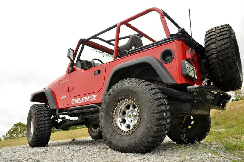 4 Inch Jeep Long Arm Suspension Lift Kit 97-06 Wrangler TJ Rough Country by Magwarehouse.com