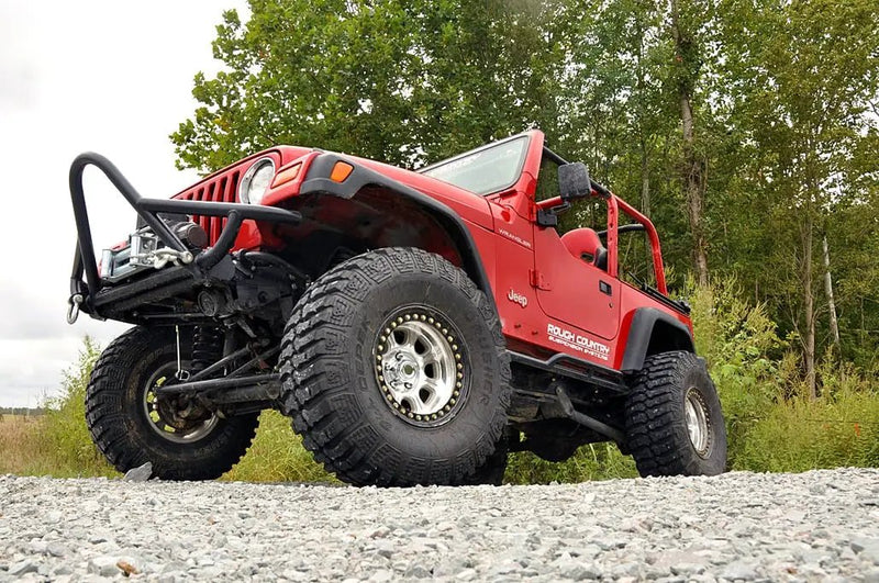 4 Inch Jeep Long Arm Suspension Lift Kit 97-06 Wrangler TJ Rough Country by Magwarehouse.com