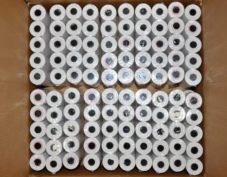 (200 Rolls) Thermal Paper Eftpos Rolls 57X38MM 12m/roll by dealonline.co.nz