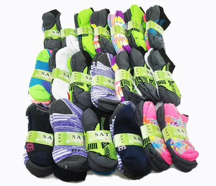 Kids' Ankle Socks Cushion Socks- (60 Pairs) 4-6 Years Bulk Sale by dealonline.co.nz