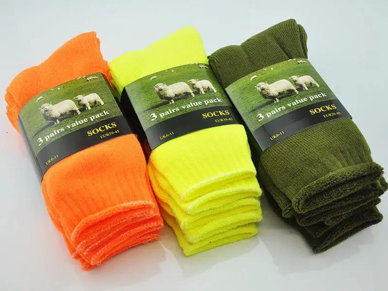 (12 Pairs) High Visible Safety Work Socks Cushioned Socks by dealonline.co.nz