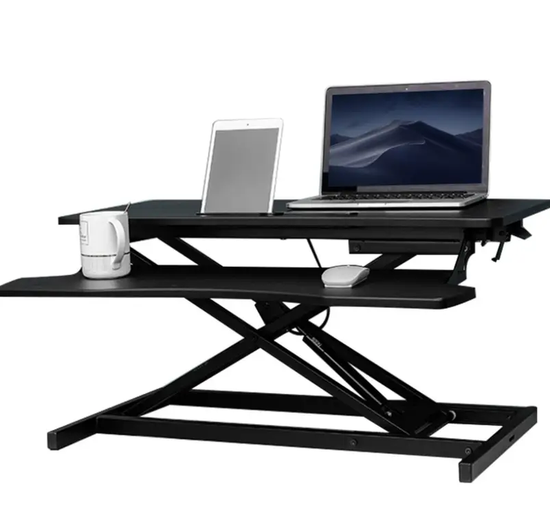 Laptop PC Monitor Computer Workstation Desk Table Converter Height Adjustable by salelink.co.nz