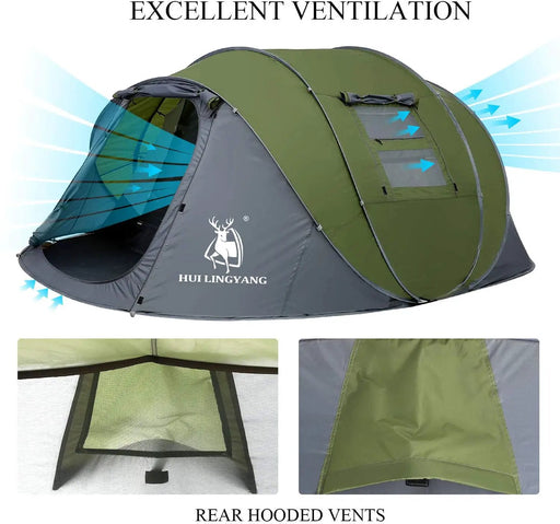 Large Camping Tent for 4-6 Person by salelink.co.nz