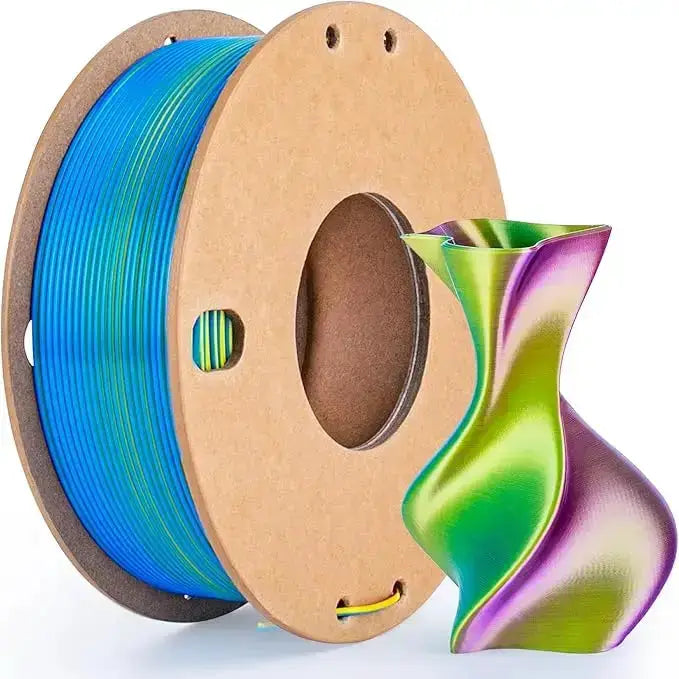Dual/Tri-Colour Silk PLA 3D Printer Filament 1.75mm (250g) by Habicare