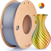 Dual/Tri-Colour Silk PLA 3D Printer Filament 1.75mm (250g) by Habicare