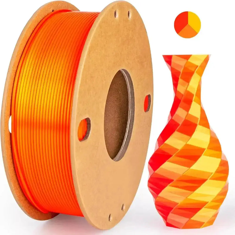 Dual/Tri-Colour Silk PLA 3D Printer Filament 1.75mm (250g) by Habicare