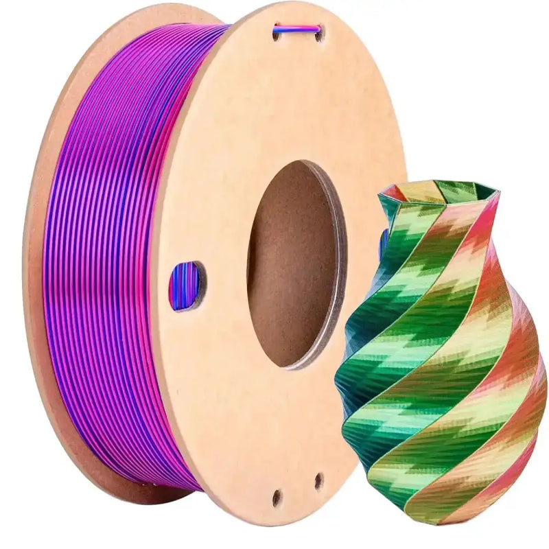 Dual/Tri-Colour Silk PLA 3D Printer Filament 1.75mm (250g) by Habicare