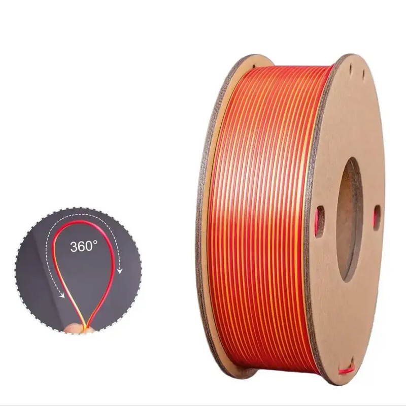 Dual/Tri-Colour Silk PLA 3D Printer Filament 1.75mm (250g) by Habicare