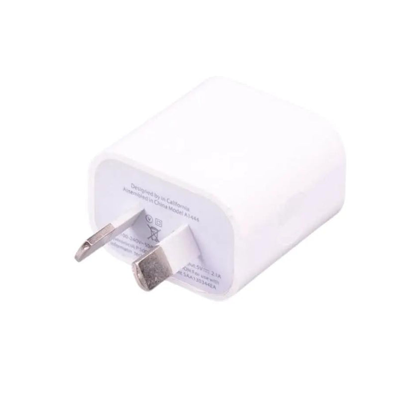 Dual USB Power Adapter Wall Plug (NZ / AUS) (White) by 9eight5
