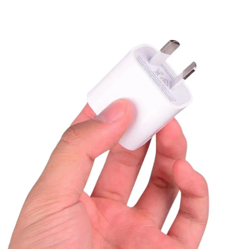 Dual USB Power Adapter Wall Plug (NZ / AUS) (White) by 9eight5
