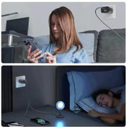 Dual USB Power Adapter Wall Plug (NZ / AUS) (Black) by That Watch Shop