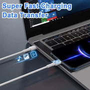 5A 100W USB-C to USB-C Cable – Super Speed Fast Charging & Data Sync by techplus