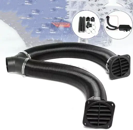75mm Diesel Heater Vents Duct Pipe Warm Air Outlet Vent Hose Parts by salelink.co.nz