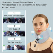 U-shaped Travel Pillow Chin Support Memory Foam Washable by salelink.co.nz