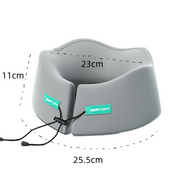 U-shaped Travel Pillow Chin Support Memory Foam Washable by salelink.co.nz