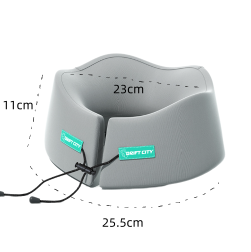U-shaped Travel Pillow Chin Support Memory Foam Washable by salelink.co.nz
