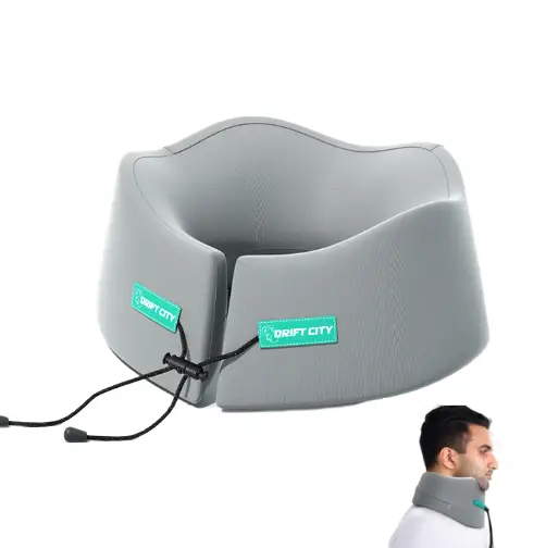 U-shaped Travel Pillow Chin Support Memory Foam Washable by salelink.co.nz