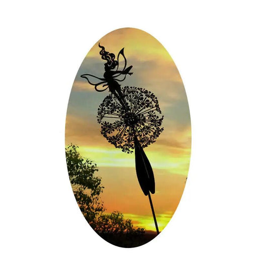 Garden Fairy Dandelion Sculpture Statue by salelink.co.nz