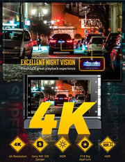 4K Dash Cam Front 3 Inch HD LCD Screen by salelink.co.nz