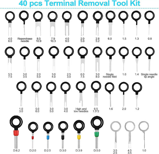 91PCS Terminal Removal Tool Kit for Car by salelink.co.nz