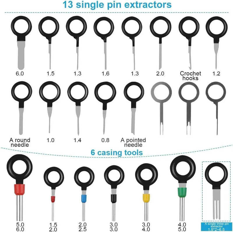 91PCS Terminal Removal Tool Kit for Car by salelink.co.nz
