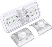 LED 2 Pack RV LED Ceiling Double Dome Light Fixture by salelink.co.nz