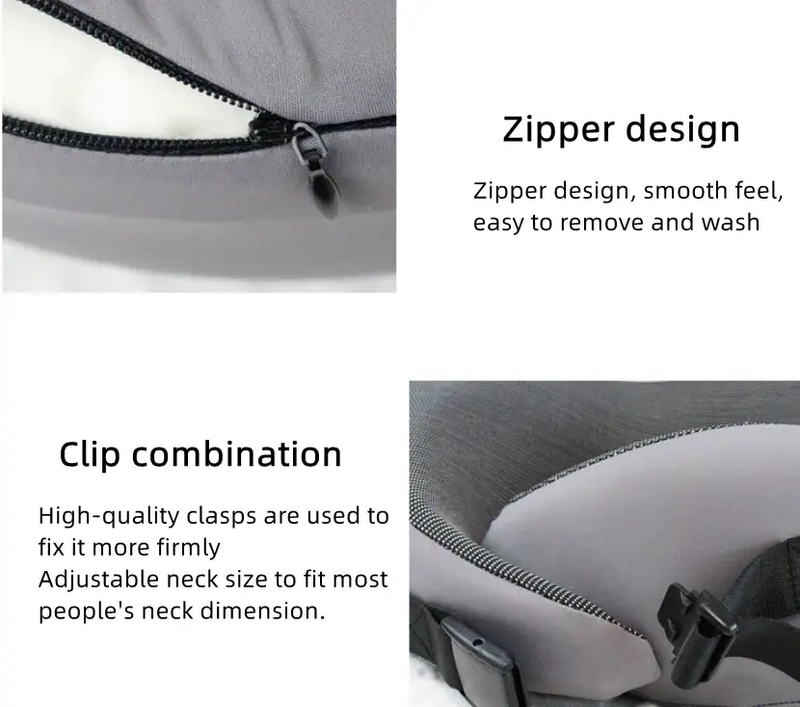Memory Foam Neck Travel Pillow by salelink.co.nz