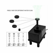 Solar Powered Water Pump Pond Garden Submersible Fountains by salelink.co.nz