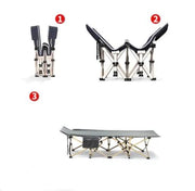 Folding Camping Stretcher Bed 190x71x36cm by salelink.co.nz