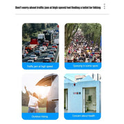 Portable Car Toilet 20L Camping Toilet Travel by salelink.co.nz