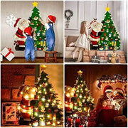DIY Felt Christmas Tree with 21 Pcs Detachable Christmas Ornaments by salelink.co.nz