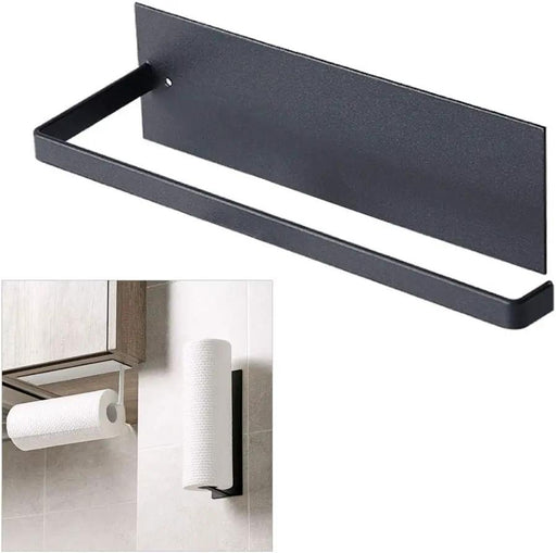 Paper Towel Holder - Black by salelink.co.nz